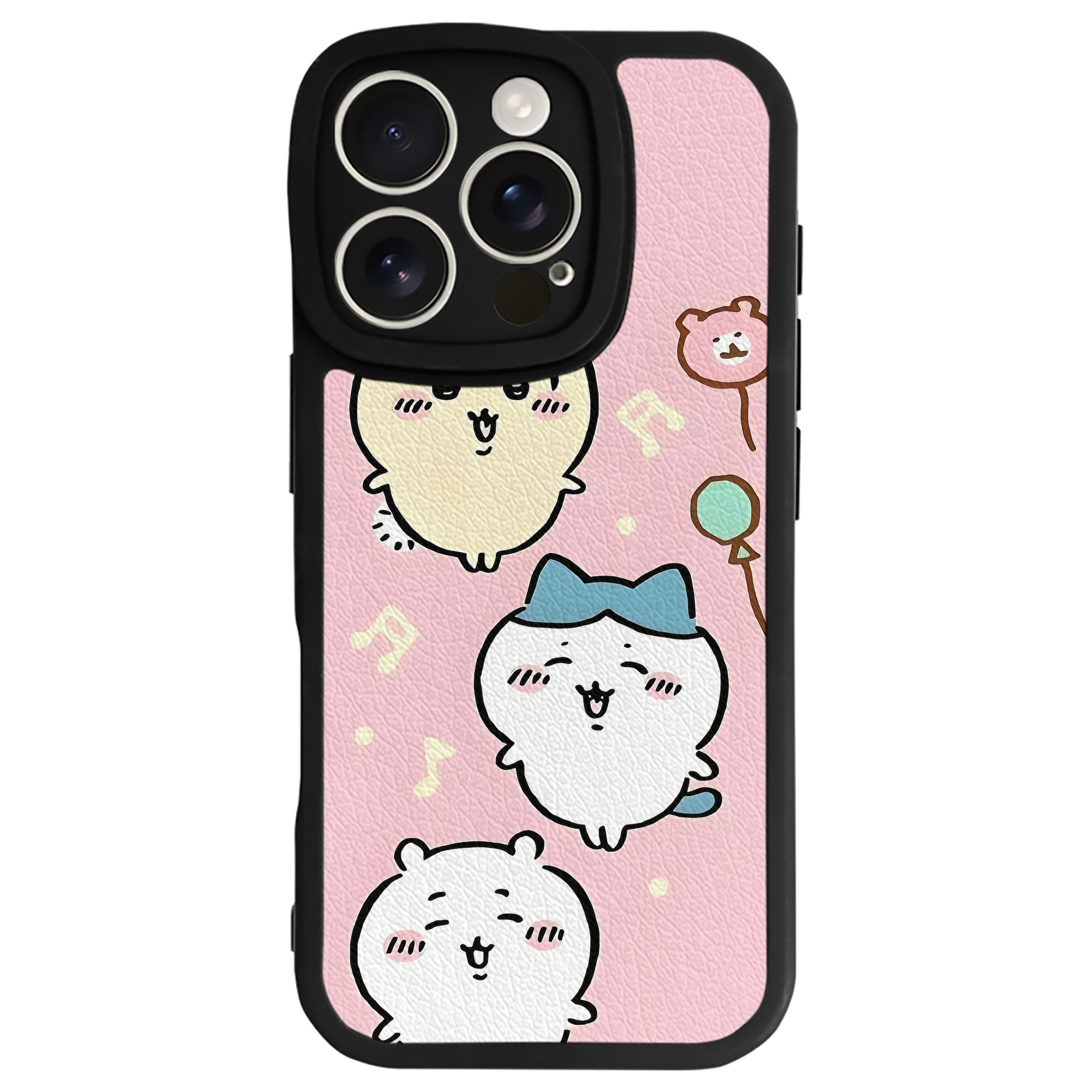 （画像用） ちいかわ Chii-kawa 【iPhone 16シリーズ対応】シリコンスマホケース（レザー調） 材質：シリコン